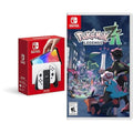 Nintendo Switch OLED Model with White Joy-Con and Game Bundle P198