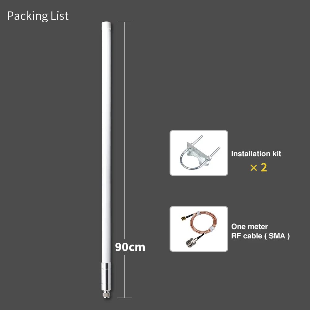 915MHz 8dBi Omni-Directional LoRa Gateway Antenna X9733
