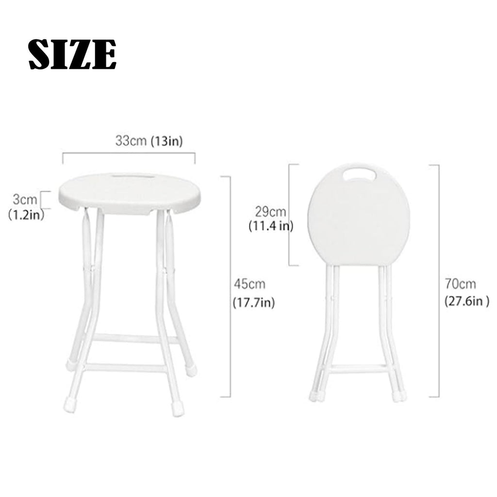 18 Inch Lightweight Folding Bar Stool with Handle M784339