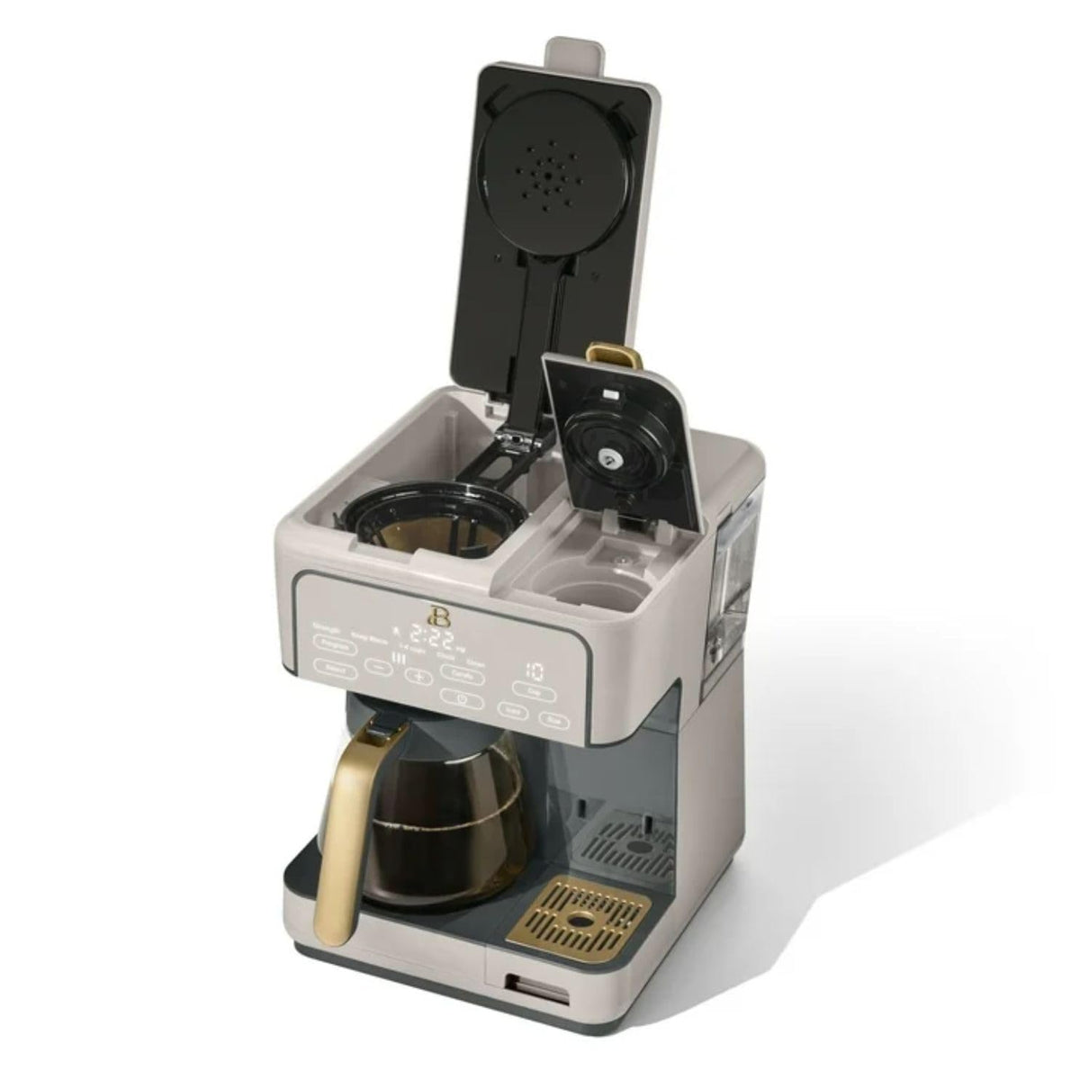 12-Cup Coffee Maker with Carafe and Touch Display D935867