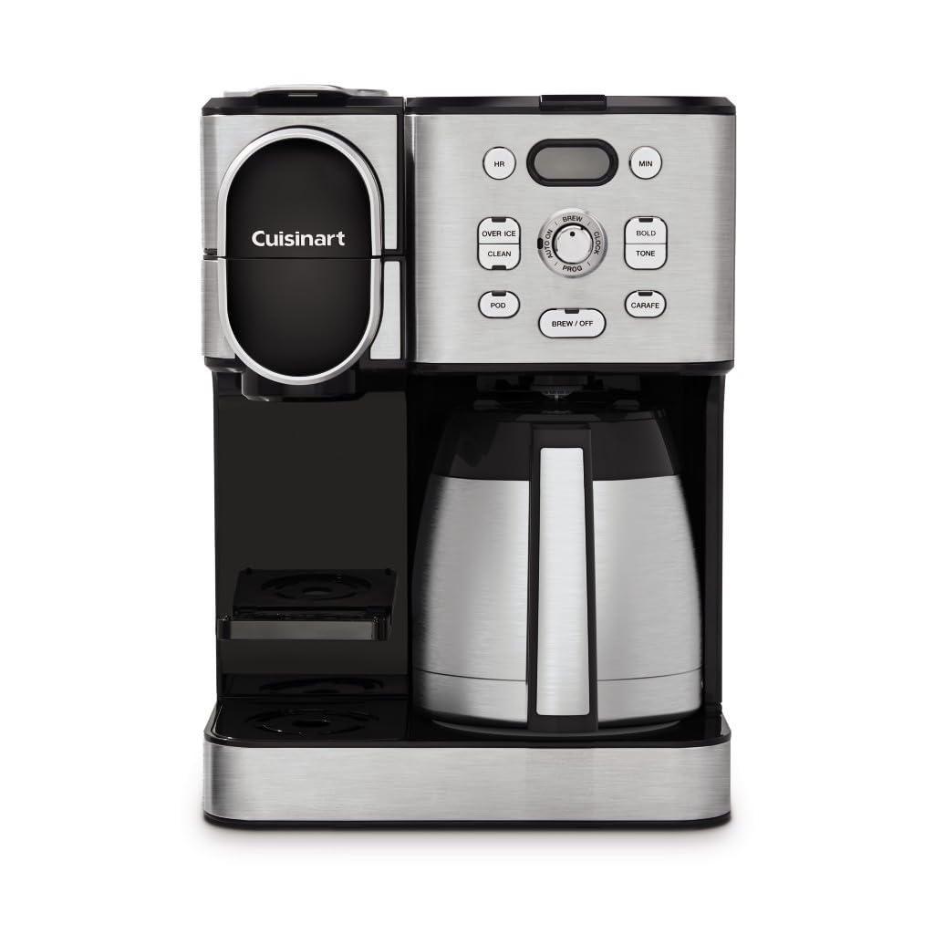 10-Cup Thermal Carafe Drip Coffee Maker and Single-Serve Brewer X451