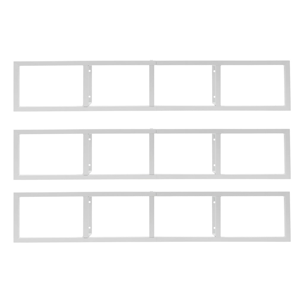 34 Inch White Metal CD Storage Shelf R952596