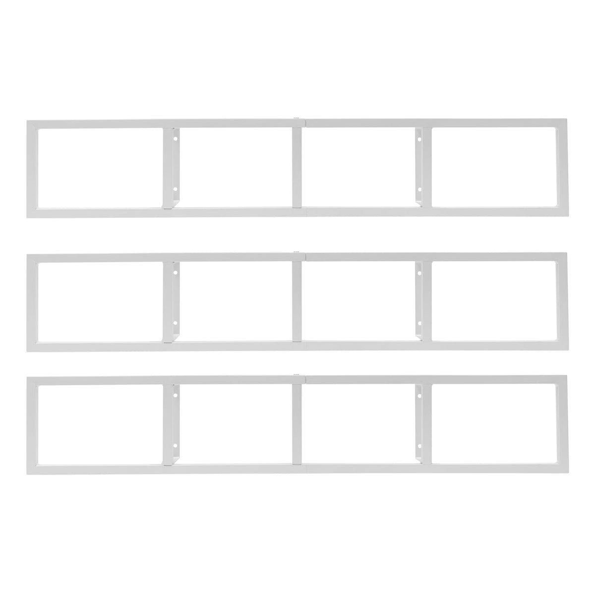 34 Inch White Metal CD Storage Shelf R952596