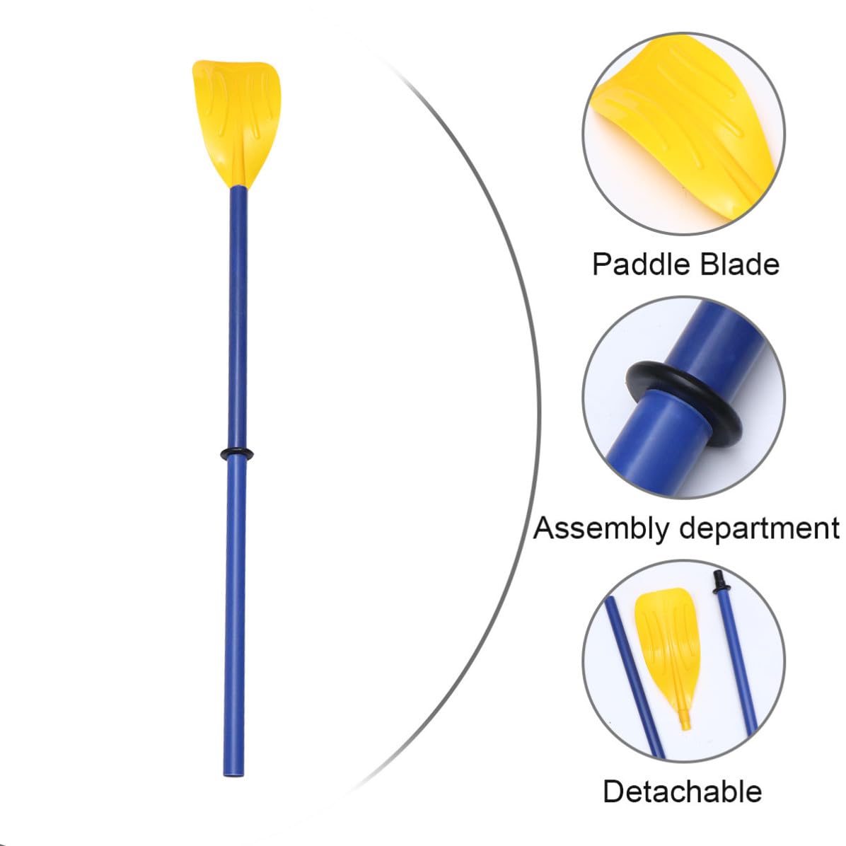 Detachable Plastic Boat Paddle with Aluminum Alloy Poles C3976