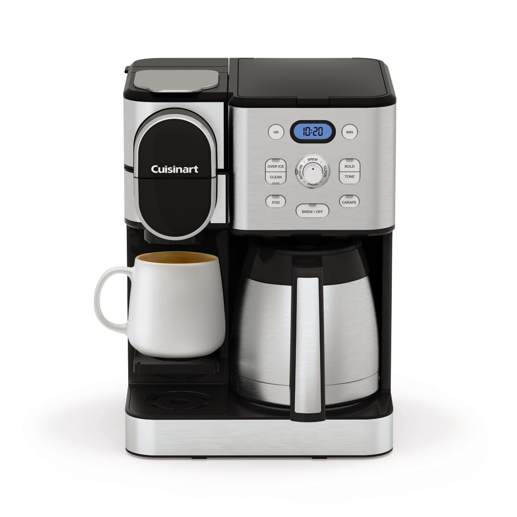 10-Cup Thermal Carafe Drip Coffee Maker and Single-Serve Brewer X451