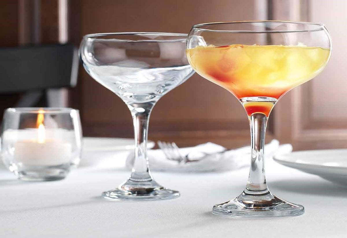9.5 oz Coupe Cocktail Glasses Set 6 Pcs V39082