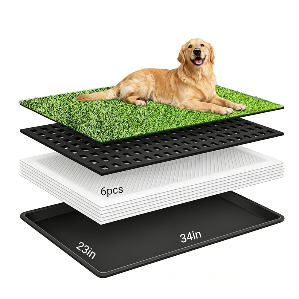 Dog Grass Pee Pad with Tray 34 x 23 Inches S258