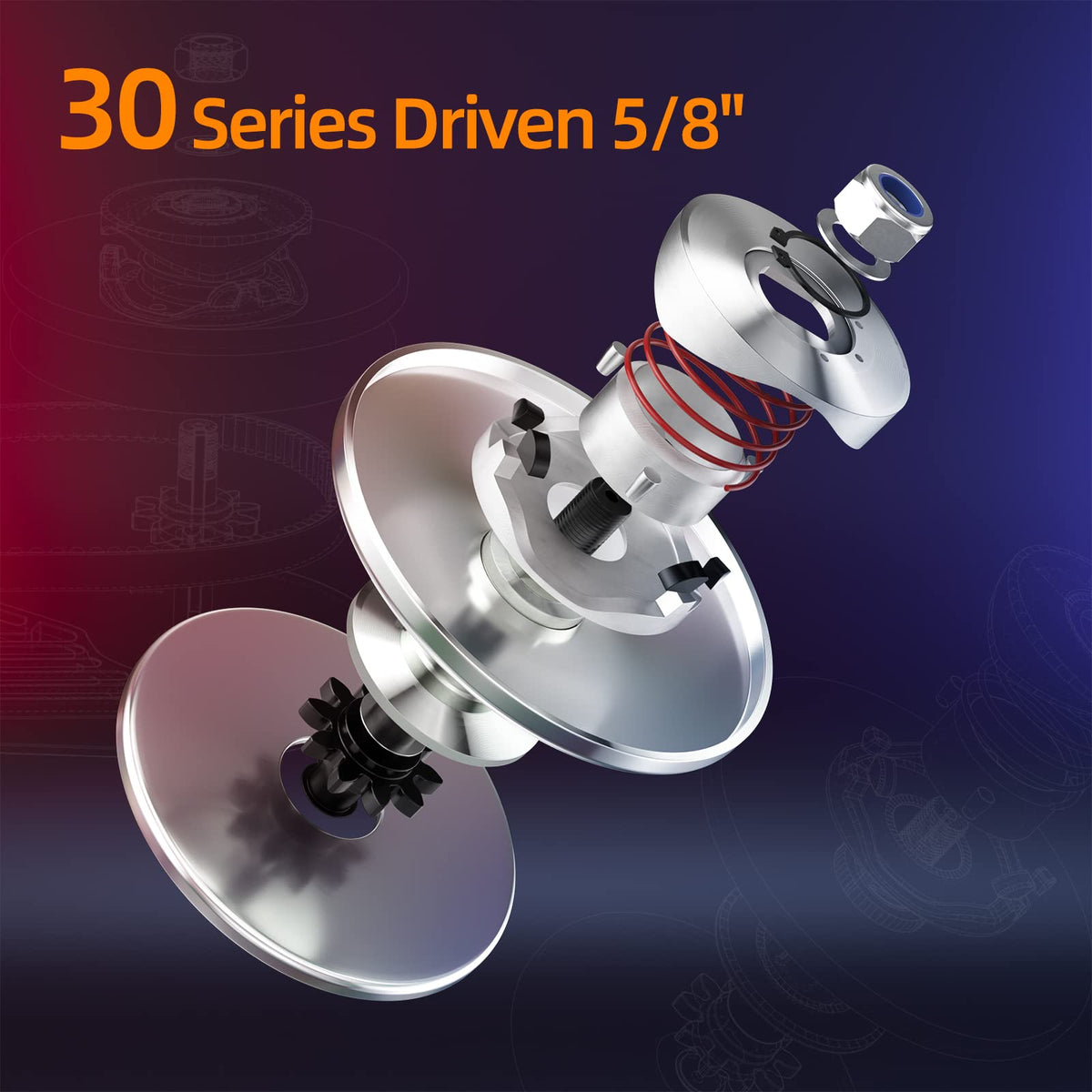 3/4 Bore 6.5 HP Torque Converter Kit W6602