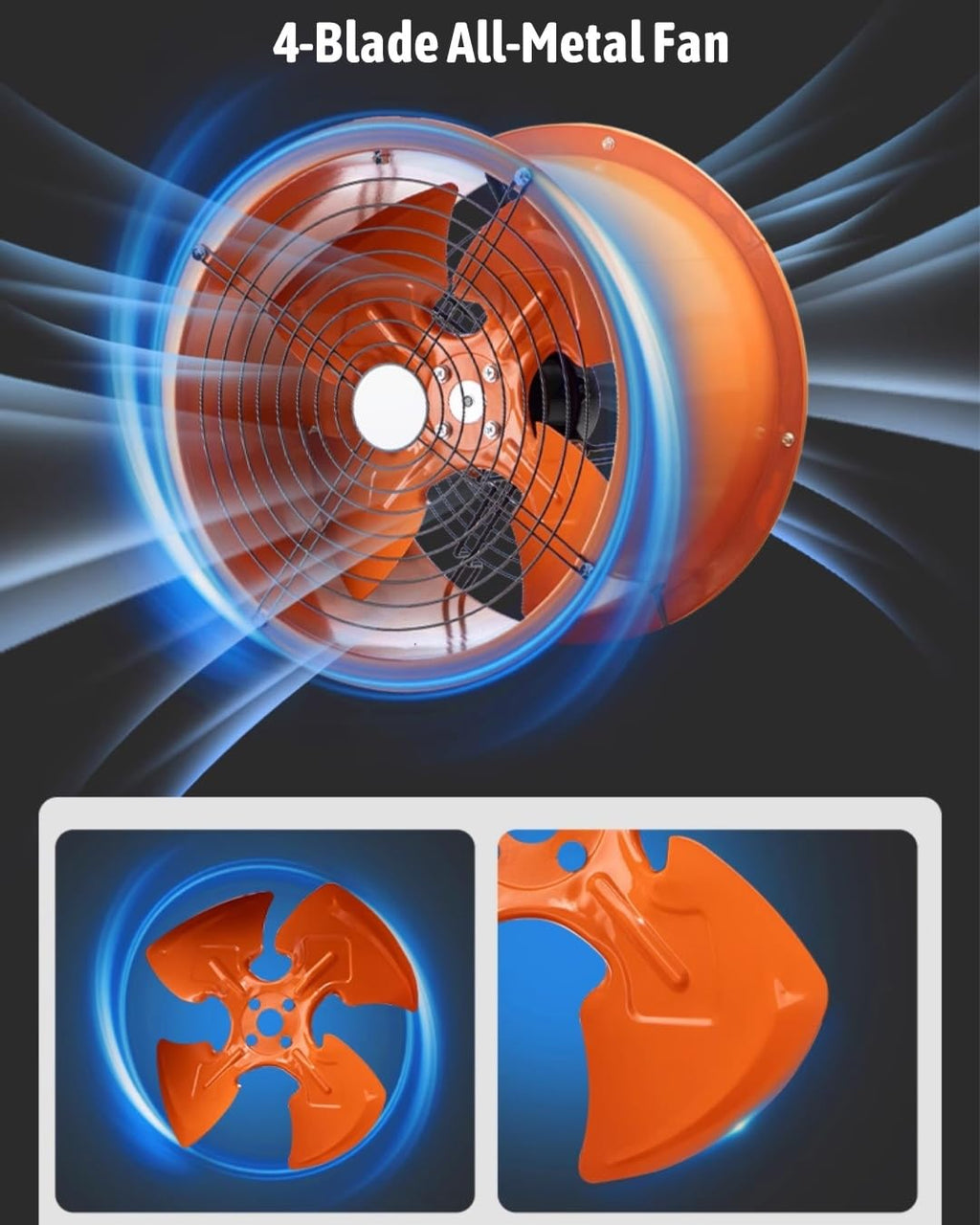 High Velocity Outdoor Pedestal Fan 3-Speed 20in H7412