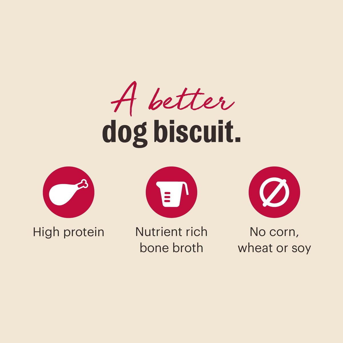 Grain Free Beef Bone Broth Sweet Potato Dog Treats 8 oz W2952