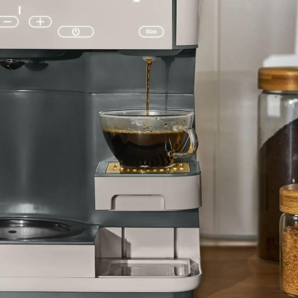 12-Cup Coffee Maker with Carafe and Touch Display D935867