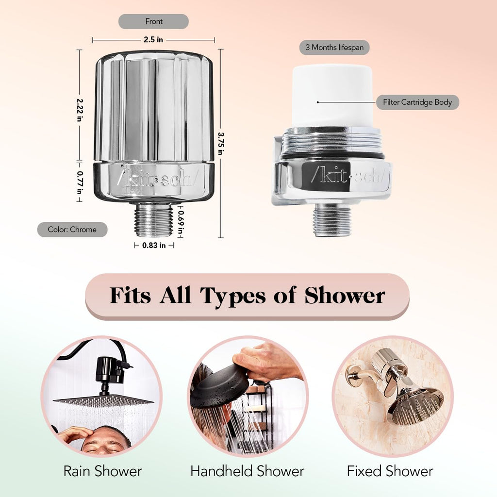 Castor Oil Shampoo + Coconut Oil Conditioner and Shower Filter Bundle V432690