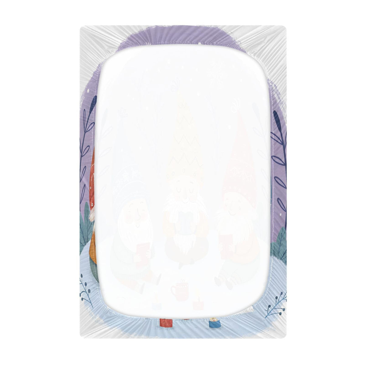Watercolor Crib Sheet 52" x 28" K9553