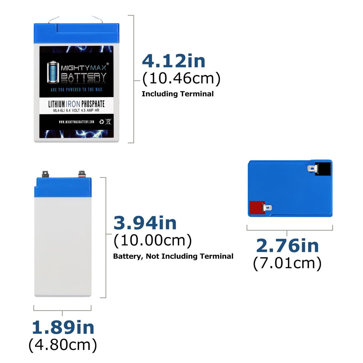 6V 4.5AH Lithium Replacement Battery O25940