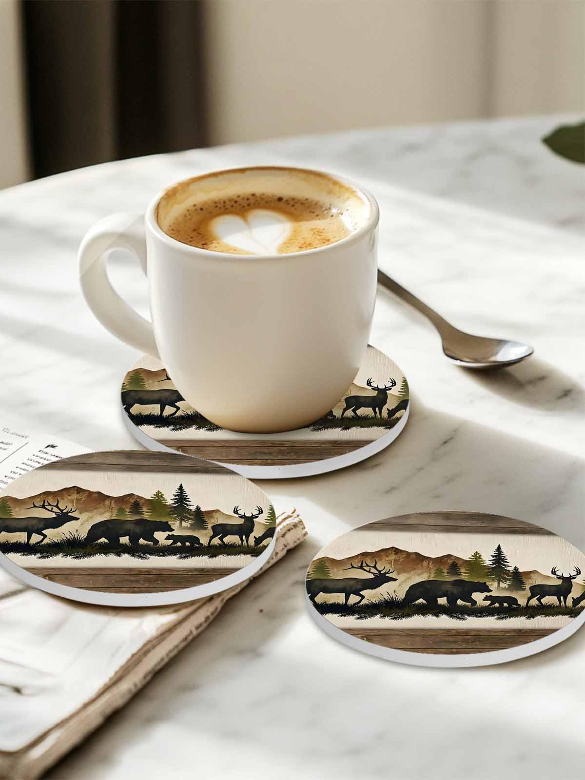 Ceramic Drink Coaster Set of 6 L1575