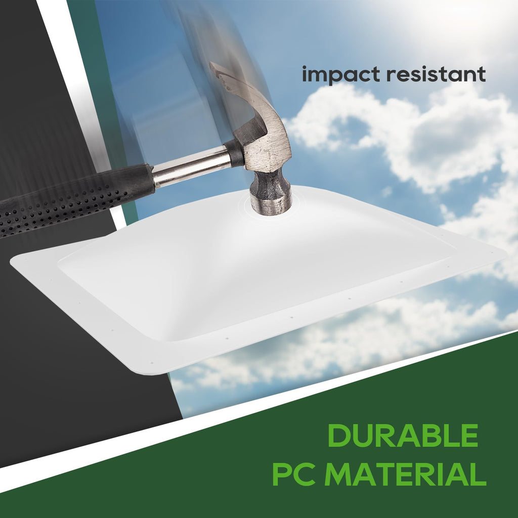 White 18" x 26" RV Skylight Replacement D245341