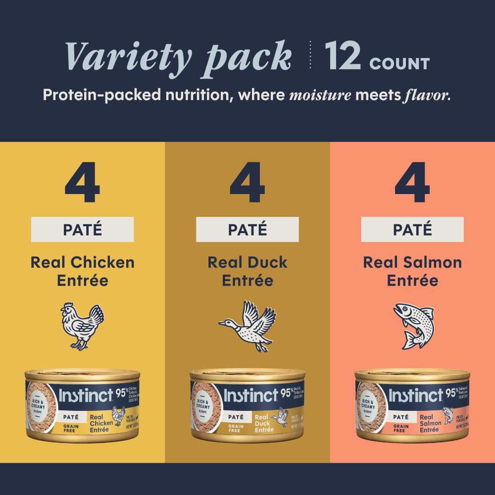 Grain Free Natural Wet Canned Cat Food 3 Ounce (Pack of 12) M784