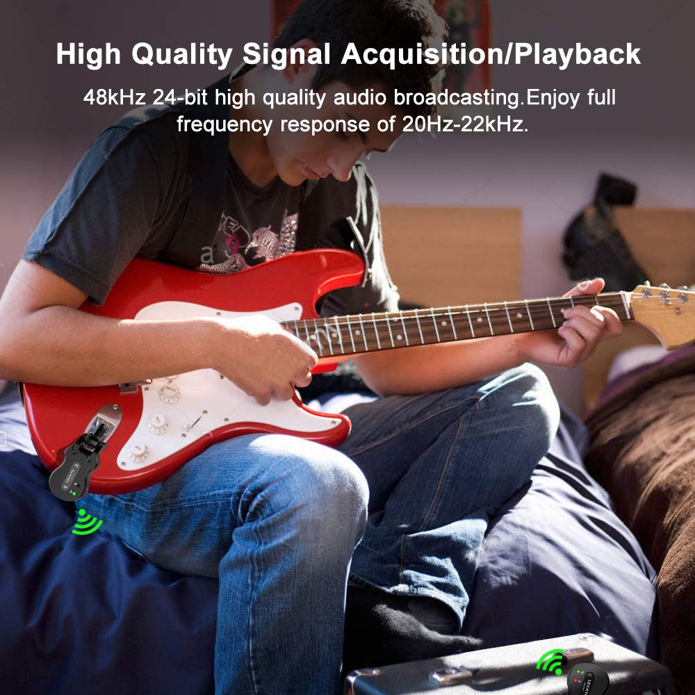 5.8GHz Wireless Guitar System Black A5286