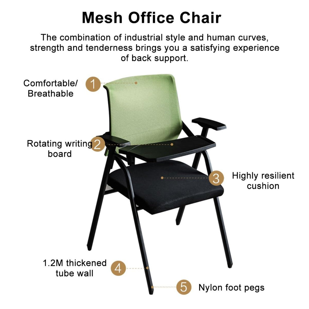 Grey Mesh Conference Chair with Desk J2022