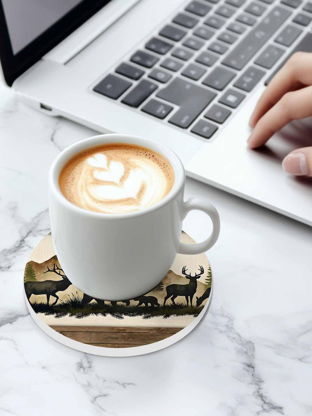 Ceramic Drink Coaster Set of 6 L1575