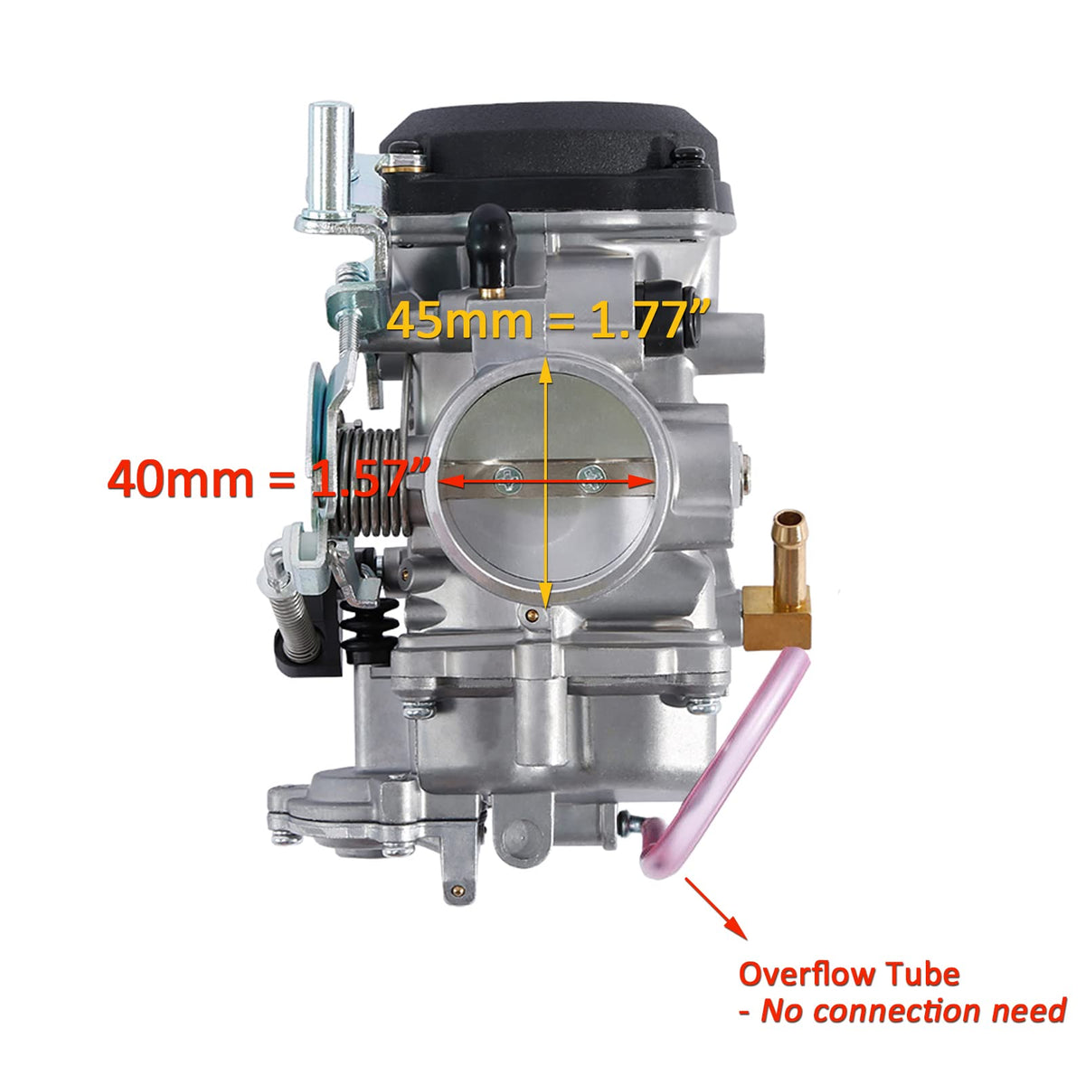 CV40 Carburetor & Intake Manifold Blue V412