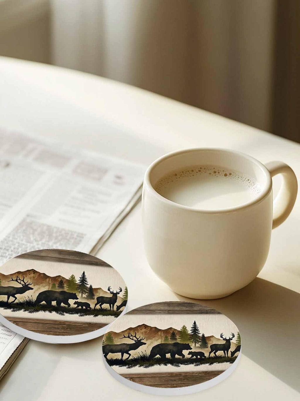 Ceramic Drink Coaster Set of 6 L1575