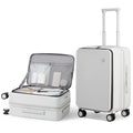 20 Inch Expandable PC Hard Shell Carry On Luggage with Spinner Wheels & TSA Lock A98453