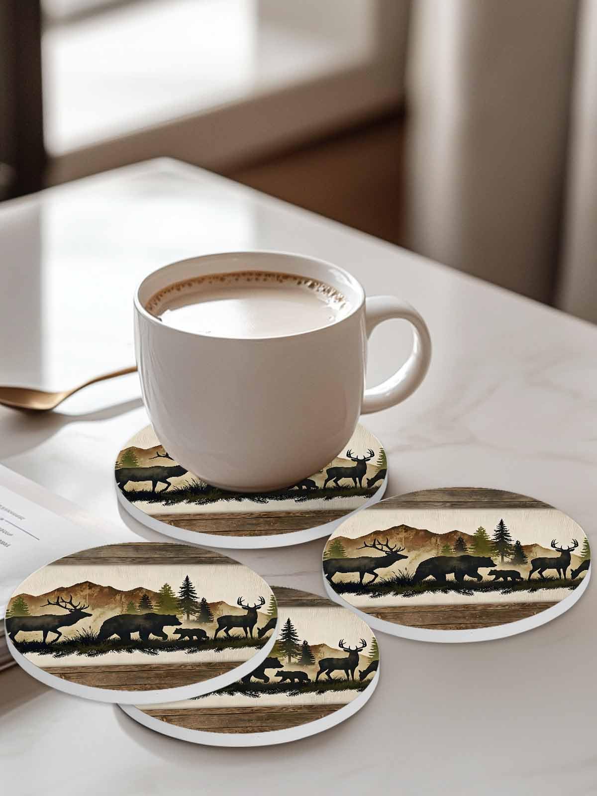 Ceramic Drink Coaster Set of 6 L1575