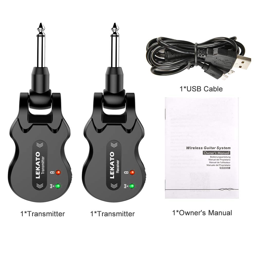 5.8GHz Wireless Guitar System Black A5286