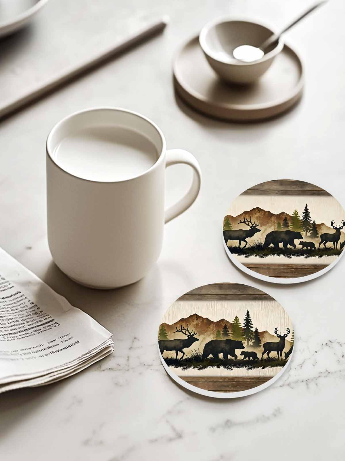 Ceramic Drink Coaster Set of 6 L1575