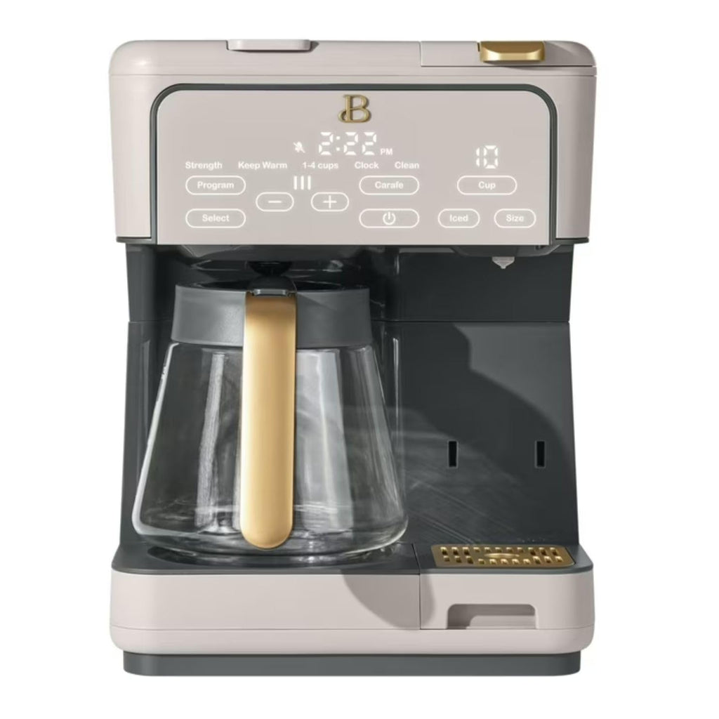 12-Cup Coffee Maker with Carafe and Touch Display D935867