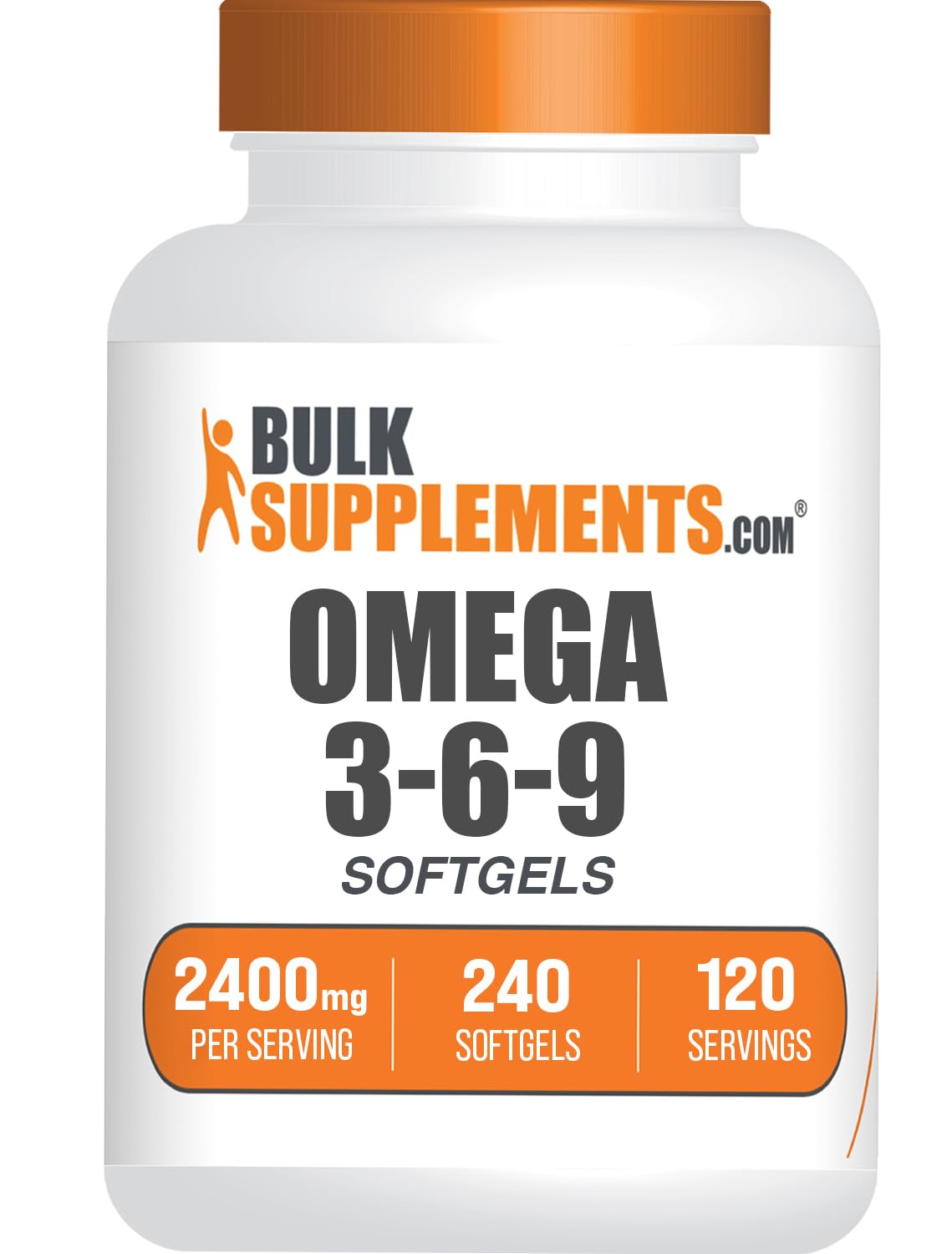 Omega 3-6-9 Softgels from Flaxseed, Evening Primrose & Fish Oil, 240 Count D943621