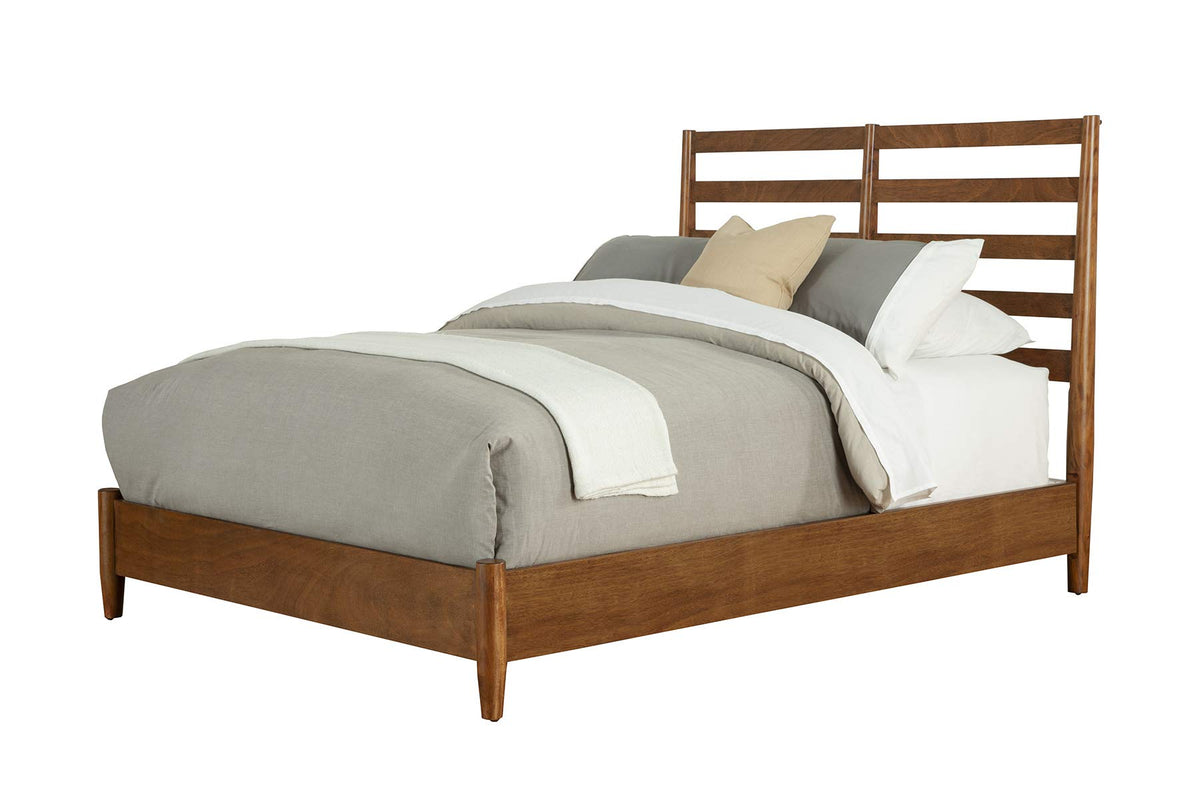 Chestnut California King Slat Back Bed L417