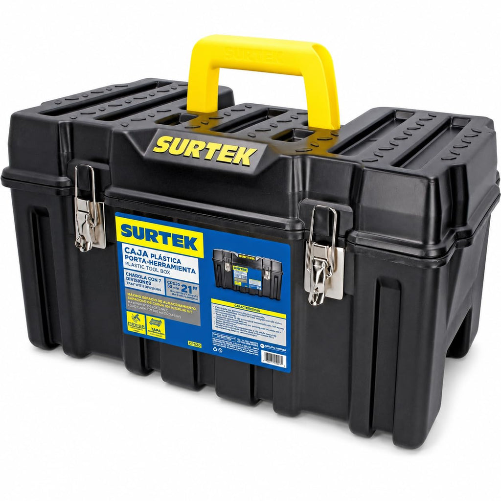 21" x 11" x 10" Black Mobile Tool Box R86341