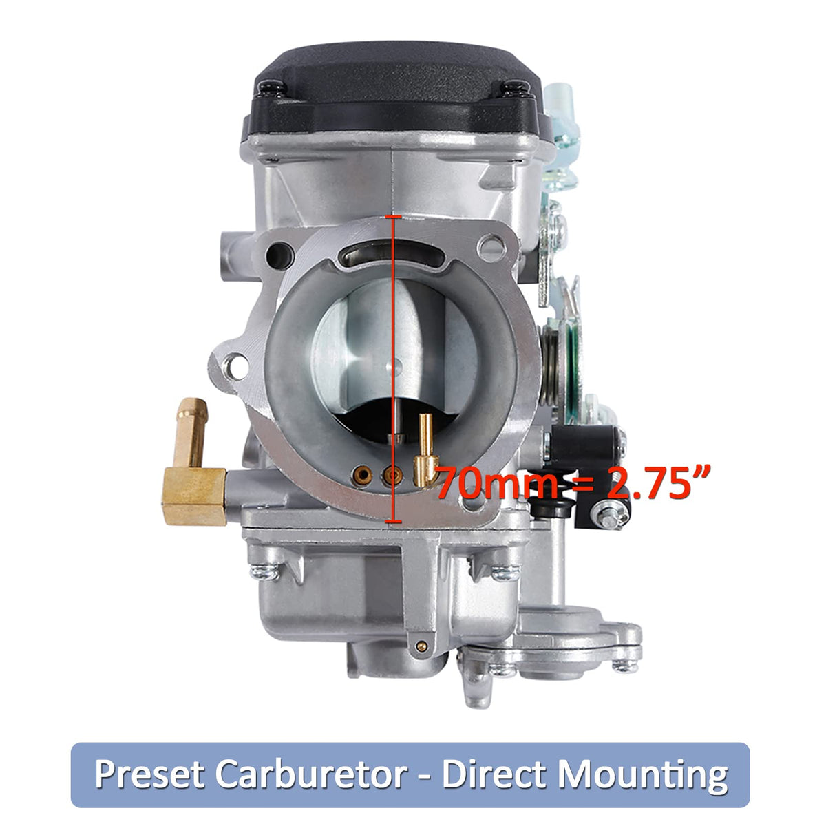CV40 Carburetor & Intake Manifold Blue V412