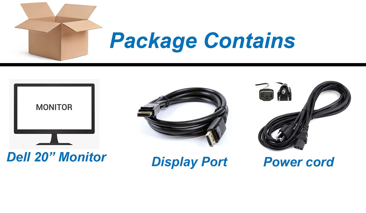 20 inch LED Monitor with VGA Display Port USB Hub B54263