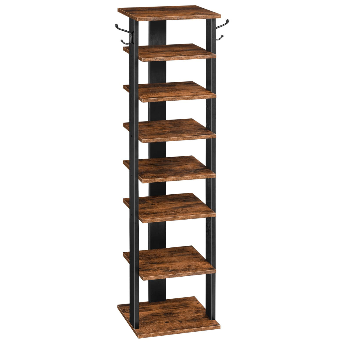 8 Tiers Vertical Wooden Shoe Rack R70173