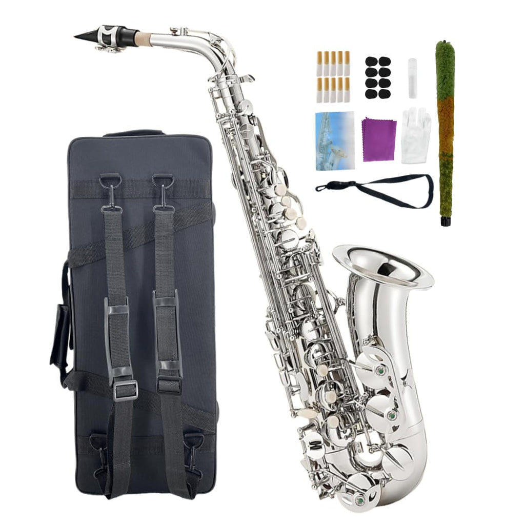 Alto Saxophone Starter Kit with Case & 10 Reeds W8203