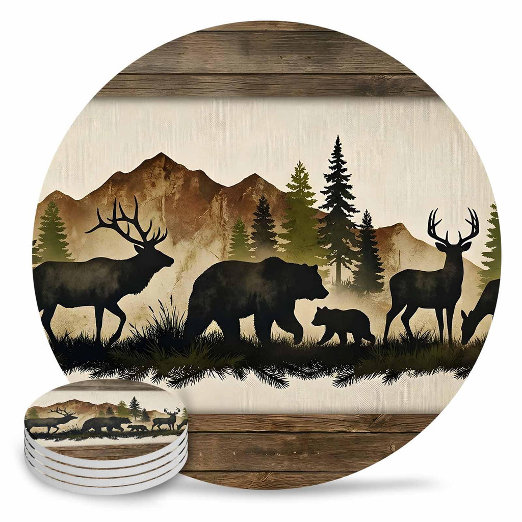 Ceramic Drink Coaster Set of 6 L1575