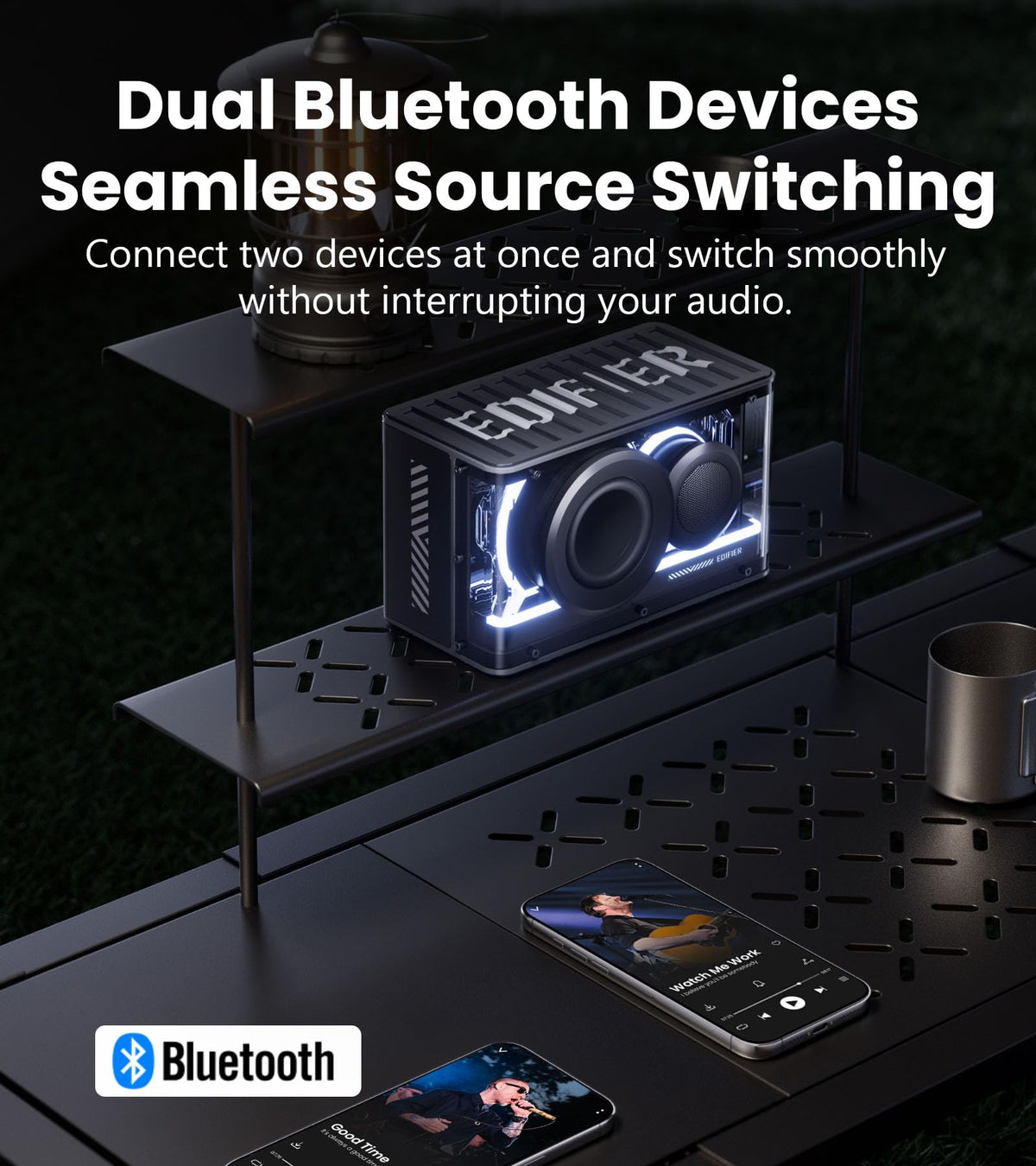 Black 25W Bluetooth Speaker O580004