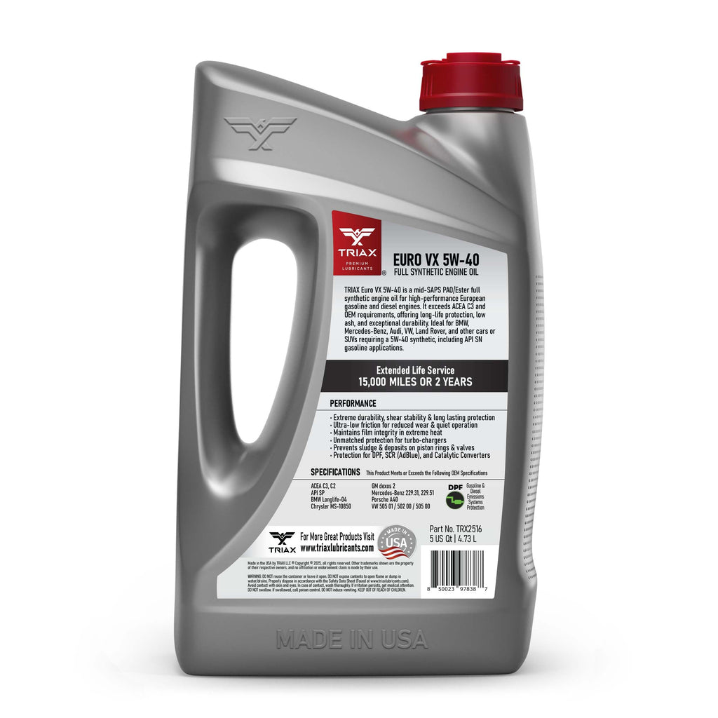 5W-40 Full Synthetic 5 Quart Z59154