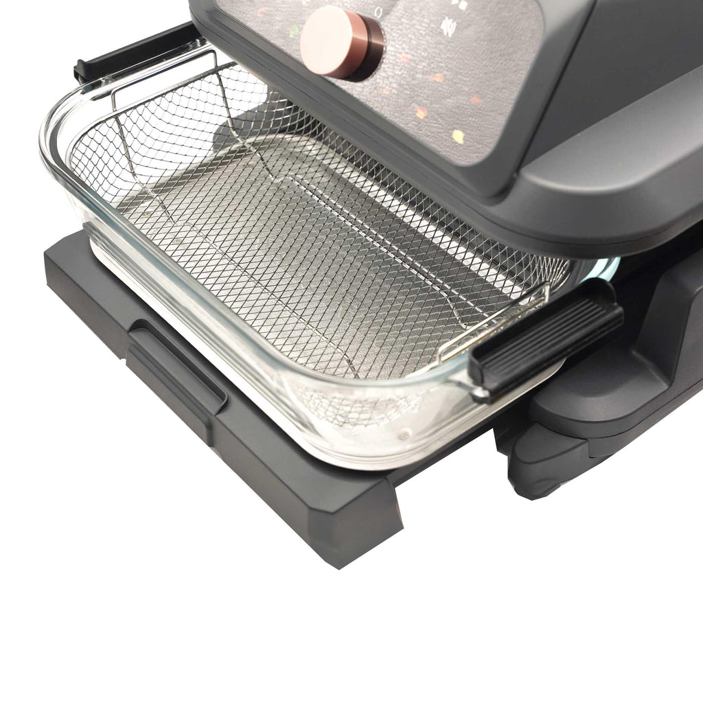 6-Quart Glass Air Fryer with Touch Screen & Drawer U2549