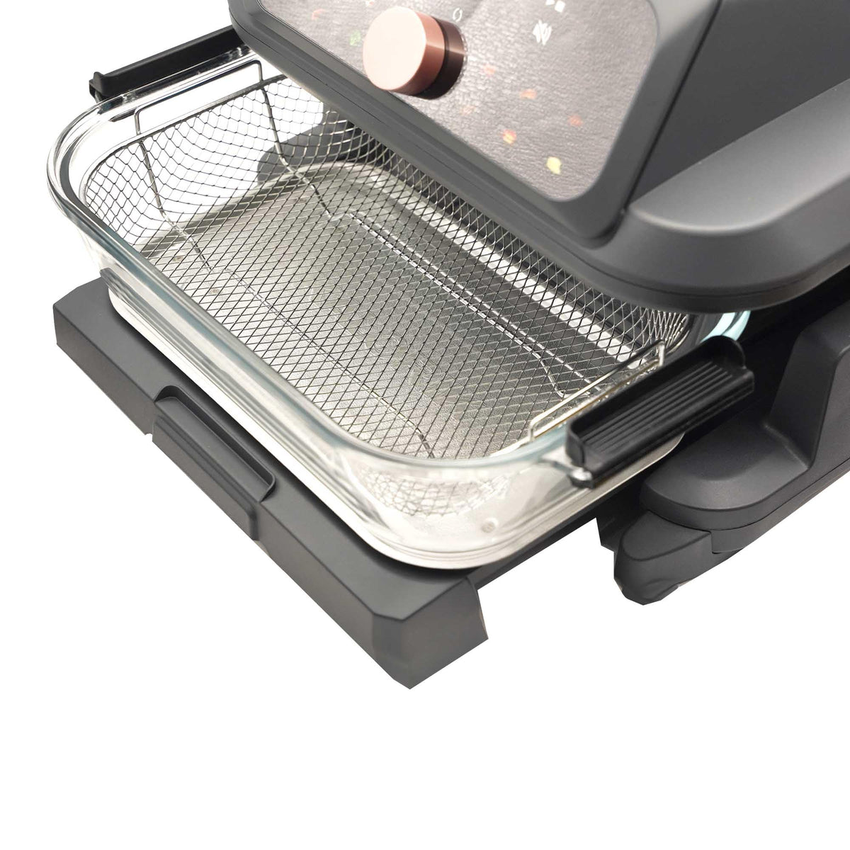 6-Quart Glass Air Fryer with Touch Screen & Drawer U2549