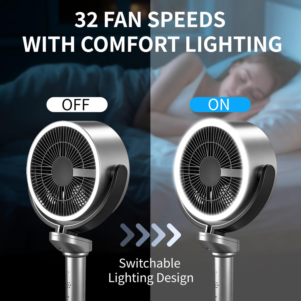 40 Inch Oscillating Pedestal Air Circulator Fan M687