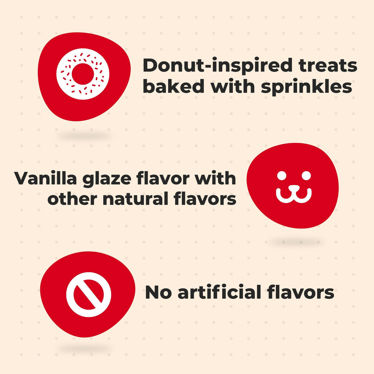 Vanilla Glaze Flavor Dog Biscuits, 8 Oz. I64446