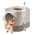 XL Enclosed Cat Litter Box with Scoop Y70927