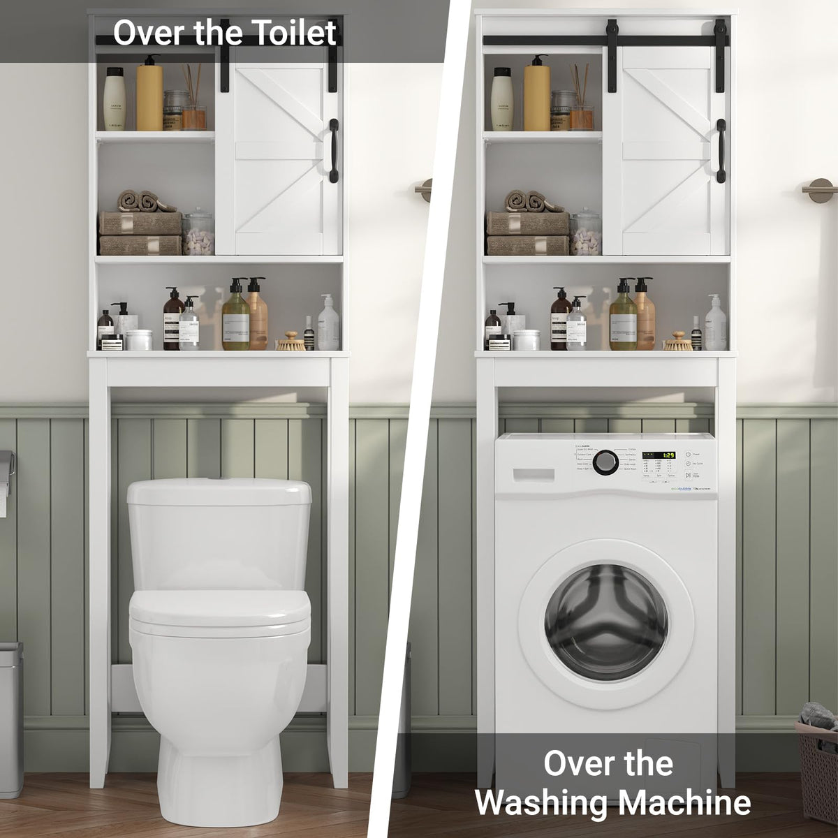 Over The Toilet Storage Cabinet, White J6360