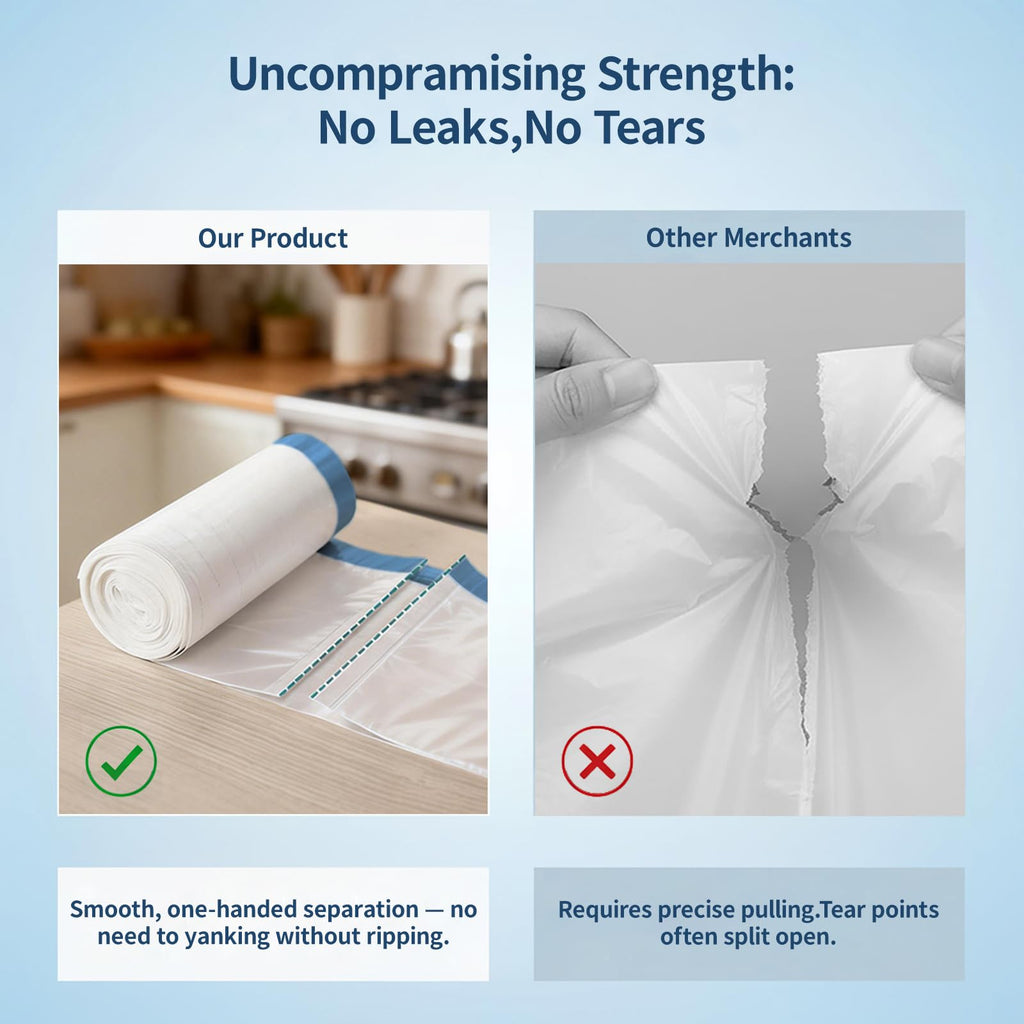 4 Gallon Drawstring Unscented Trash Bags 120 Count M40489
