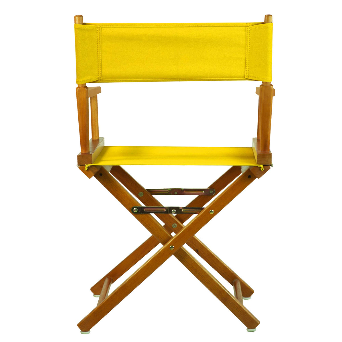 Honey Oak Frame Gold Canvas Director Chair F638