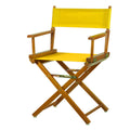 Honey Oak Frame Gold Canvas Director Chair F638